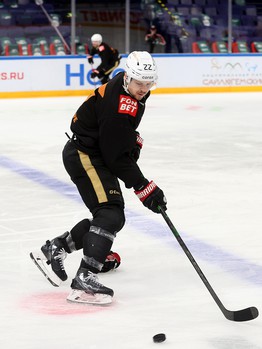 Раскатка «Авангарда» перед первым матчем серии с «Ак Барсом»