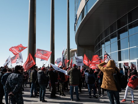Выезд омских болельщиков в Астану на пятый матч серии «Барыс» - «Авангард»