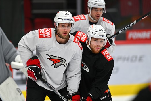 Тренировка «Авангарда» в Омске