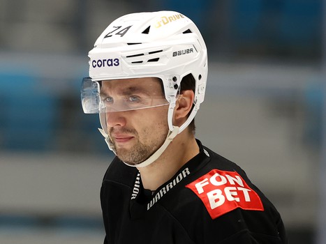 Тренировка «Авангарда» перед матчем в Нур-Султане