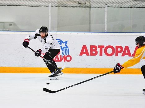 Тренировка "Авангарда" в Омске