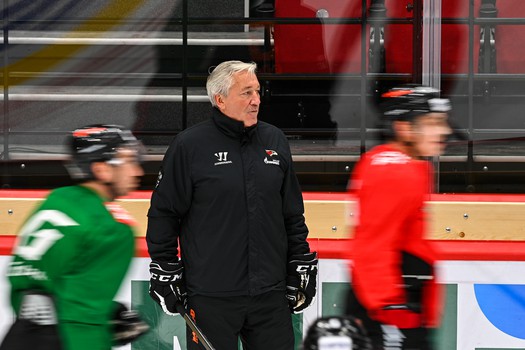 Тренировка «Авангарда» перед матчем с «Витязем»