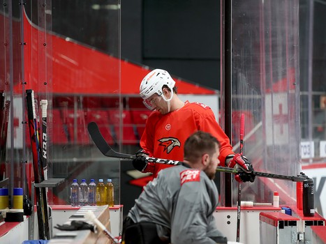 Тренировка «Авангарда» во время паузы в чемпионате