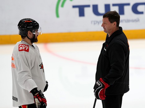 Раскатка «Авангарда» перед матчем с «Амуром»