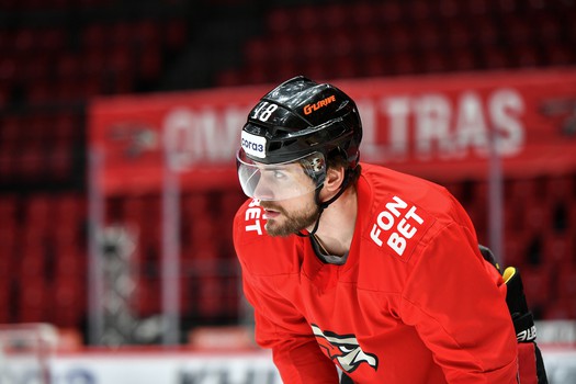 Раскатка «Авангарда» перед матчем с «Нефтехимиком»