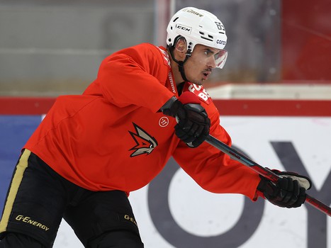 Раскатка «Авангарда» перед матчем в Екатеринбурге