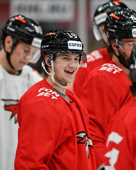 Раскатка «Авангарда» перед матчем с «Барысом»