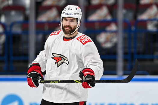 Раскатка «Авангарда» перед третьим матчем серии с «Металлургом» в Магнитогорске