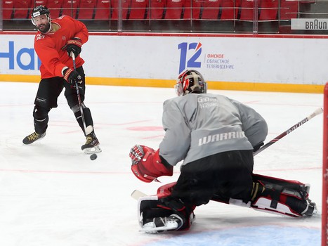 Раскатка «Авангарда» перед третьим матчем финальной серии с ЦСКА