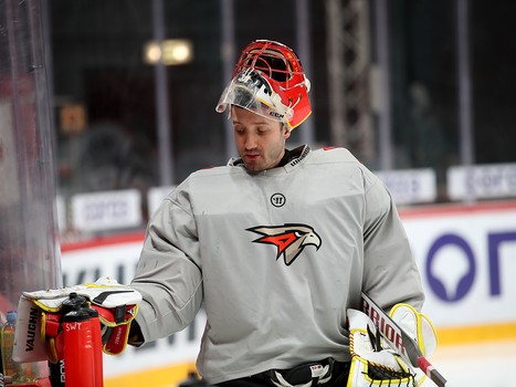 Тренировка «Авангарда» перед вылетом в Череповец