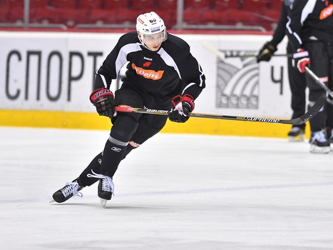 Раскатка "Авангарда" перед выездным матчем с "Трактором"