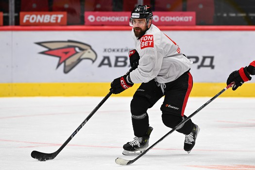 Тренировка «Авангарда» перед матчем с «Адмиралом»