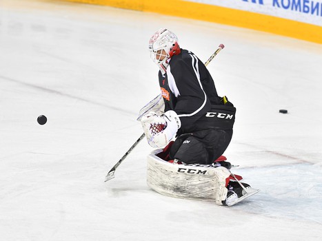 Раскатка "Авангарда" перед выездным матчем с "Металлургом" Мг