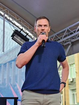 Артём Блажиевский на вечеринке Буэнос Летос