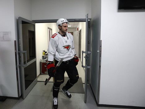 Тренировка «Авангарда» перед вторым матчем серии с «Ак Барсом»