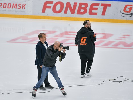 Бэкстейдж командного фото «Авангарда»