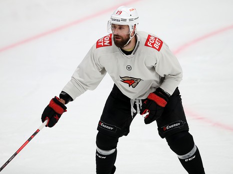 Тренировка «Авангарда» перед стартом финала Кубка Гагарина