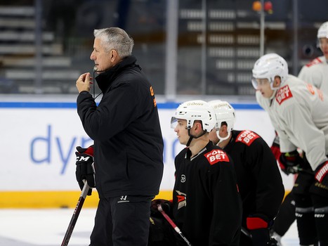 Раскатка «Авангарда» перед выездным матчем с московским «Динамо»