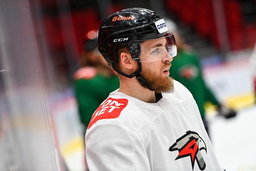 Раскатка «Авангарда» перед матчем с «Торпедо»