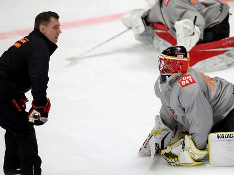 Раскатка «Авангарда» перед матчем с «Амуром»