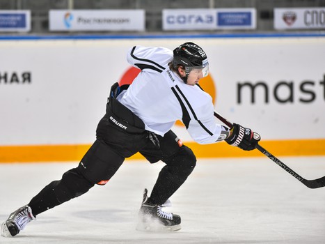 Раскатка "Авангарда" перед матчем с "Салаватом Юлаевым"