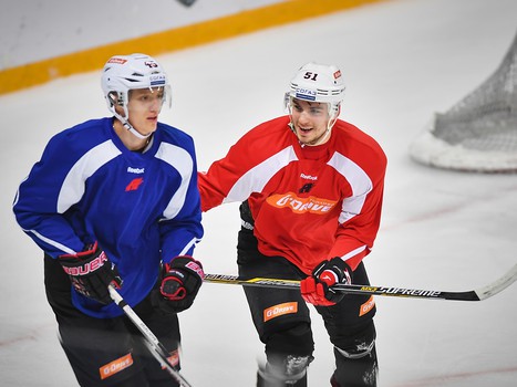 Раскатка "Авангарда" перед выездным матчем с ХК "Сочи"