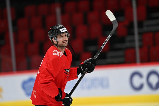 Раскатка «Авангарда» перед матчем с «Торпедо»