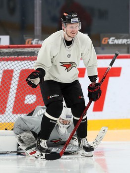 Раскатка «Авангарда» перед матчем с «Адмиралом»