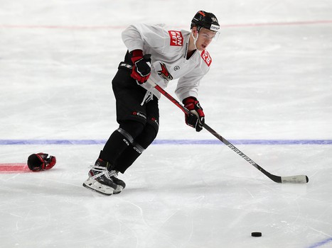 Раскатка «Авангарда» перед матчем с «Витязем»