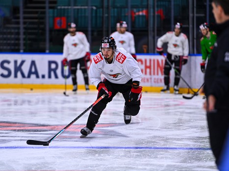 Раскатка «Авангарда» перед матчем с «Сибирью»