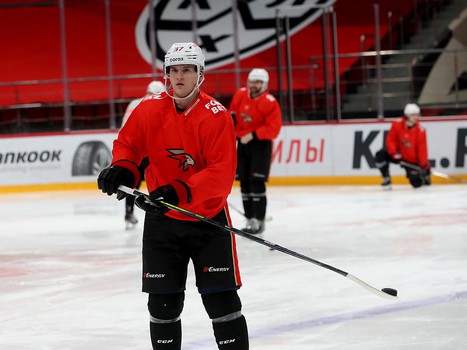 Тренировка «Авангарда» во время паузы в чемпионате