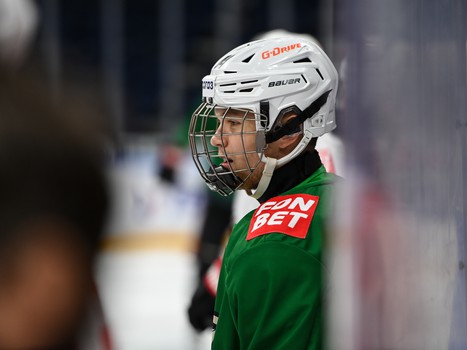 Раскатка «Авангарда» перед выездным матчем с московским «Динамо»