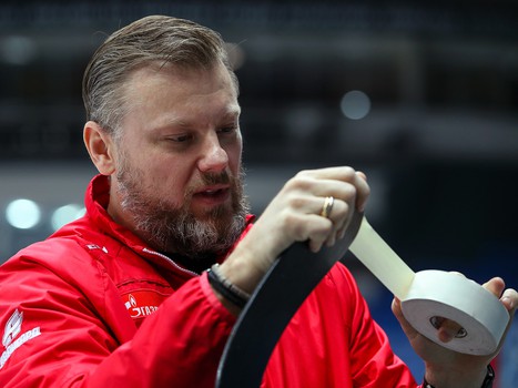 Раскатка «Авангарда» перед матчем с «Торпедо»