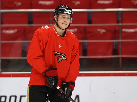 Раскатка «Авангарда» перед матчем с «Локомотивом»