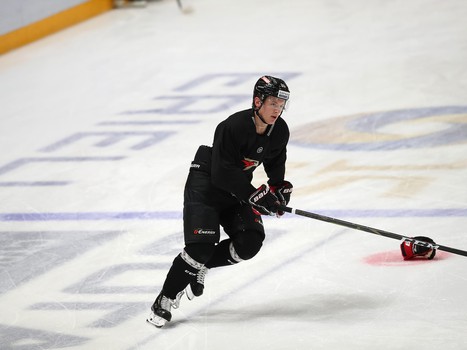 Раскатка «Авангарда» перед матчем с «Трактором»