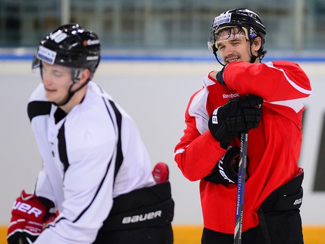 Тренировка "Авангарда" перед стартом домашней серии