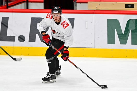 Тренировка «Авангарда» перед матчем с «Витязем»