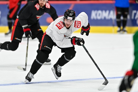 Тренировка «Авангарда» в Омске