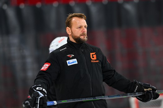 Раскатка «Авангарда» перед матчем в Екатеринбурге