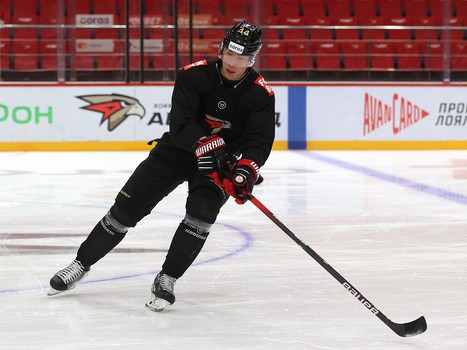 Раскатка «Авангарда» перед матчем с «Витязем»