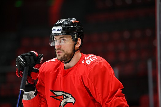 Раскатка «Авангарда» перед первым матчем серии с «Металлургом»