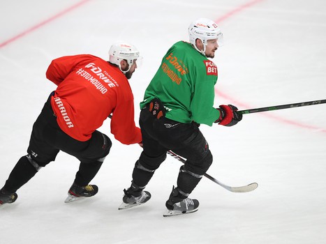 Раскатка «Авангарда» перед вторым матчем финальной серии с ЦСКА