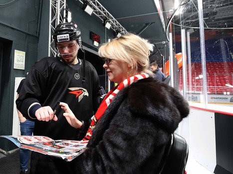 Открытая тренировка «Авангарда» для прессы и болельщиков