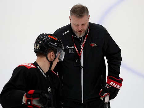 Раскатка «Авангарда» перед матчем с «Амуром»