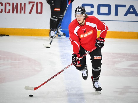 Раскатка "Авангарда" перед матчем с "Адмиралом"