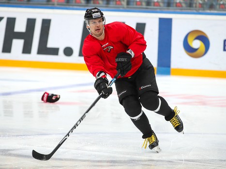 Раскатка «Авангарда» перед матчем со «Спартаком»