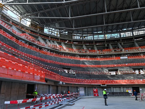 Техническая готовность «Арены Омск» составляет 35%