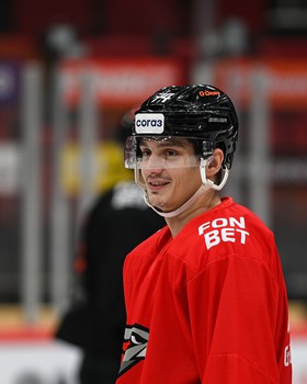 Раскатка «Авангарда» перед матчем с минским «Динамо»