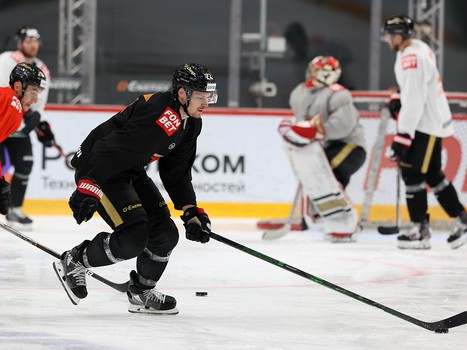 Раскатка «Авангарда» перед матчем с «Автомобилистом»