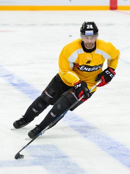 Раскатка "Авангарда" перед заключительным матчем регулярного чемпионата с "Барысом"